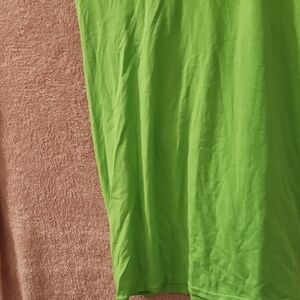 Bright Green Casual Tee